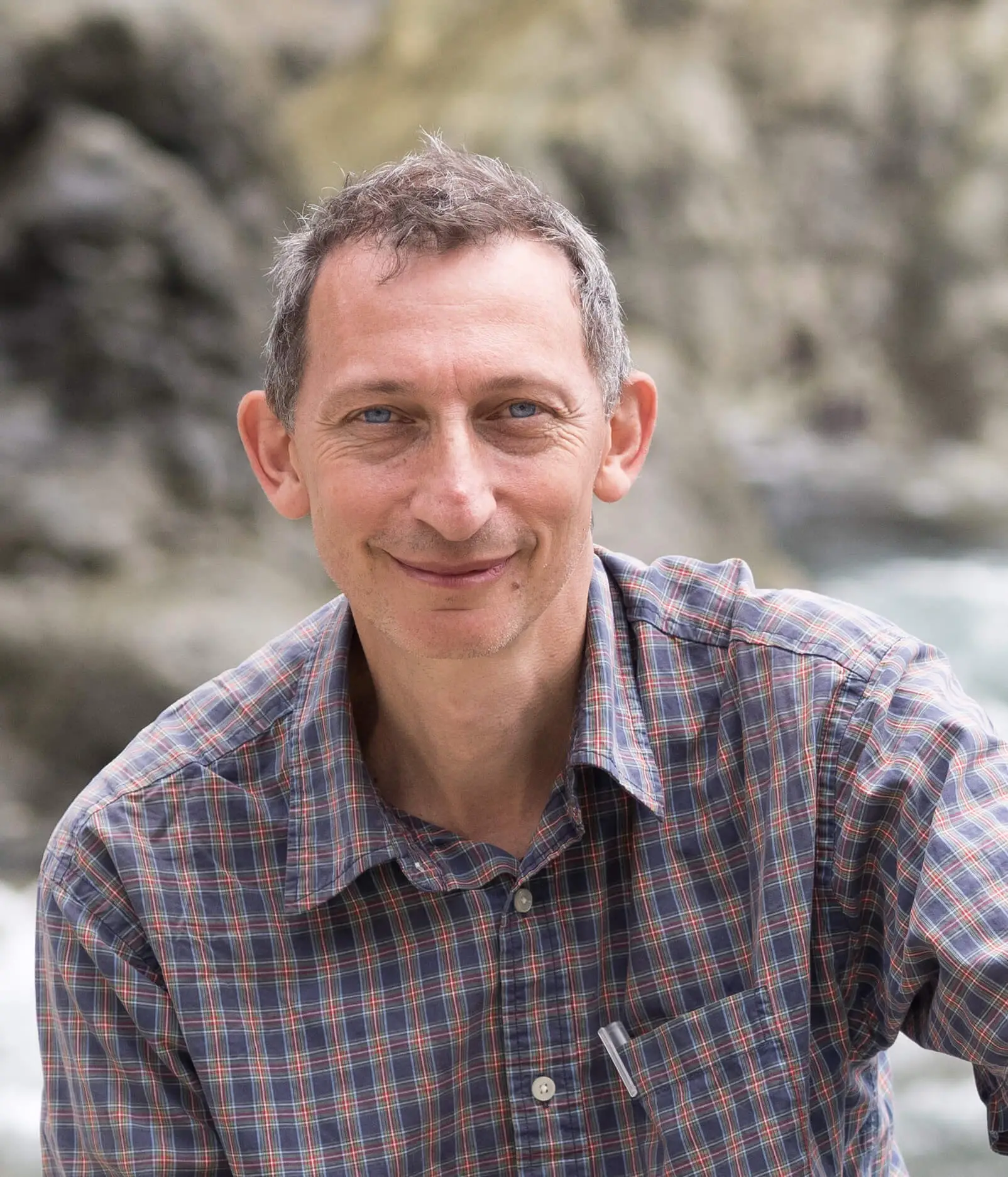 Plant enthusiast Jonathan Drori, pictured in nature